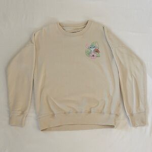 Abercrombie Kids Beige Stitch Sweatshirt Size 11/12